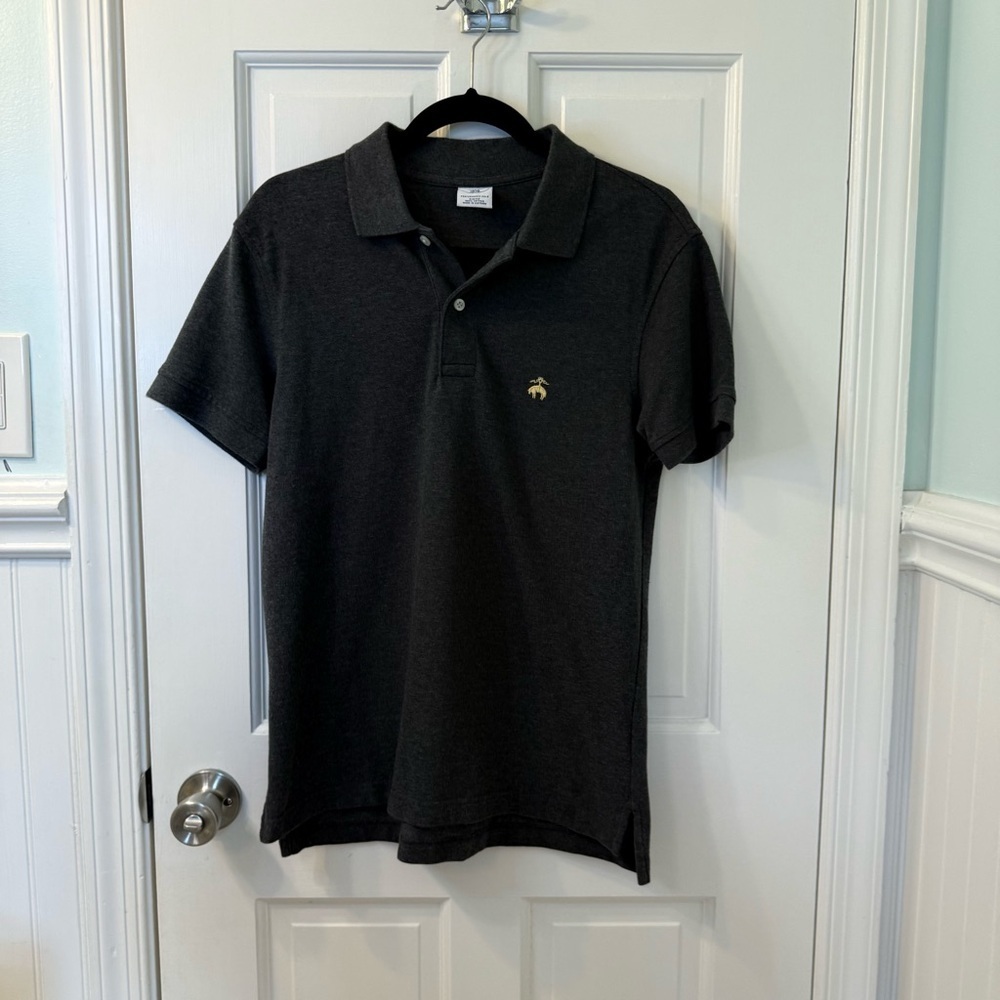 Brooks Brothers Gray Polo Shirt Classic Style